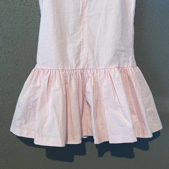 Vive La Fete Pink Gingham Ruffle Dress